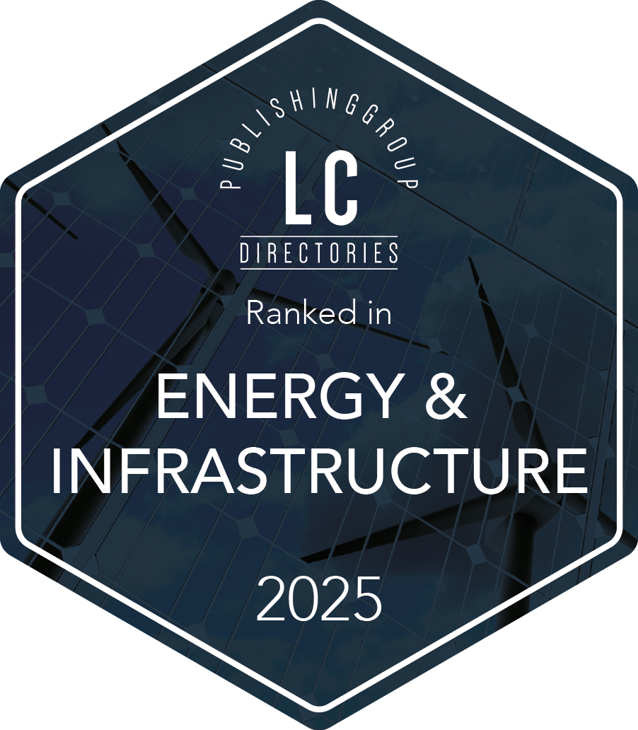 Siamo stati selezionati da Legalcommunity tra i migliori studi legali in Italia nel settore Energy & Infrastructure 2025.